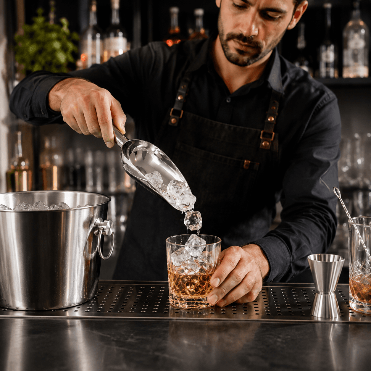 Heavy-Duty Stainless Steel Ice Scoop